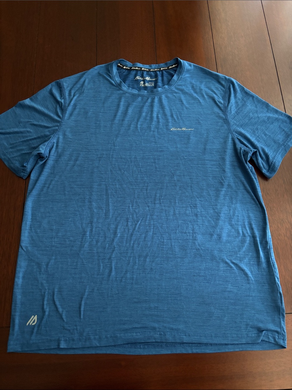Eddie Bauer Men's Performance Crew Neck T‑Shirt - Blue Size L